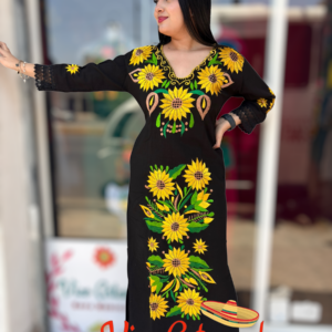 VESTIDO GIRASOL MANGA LARGA 🌻