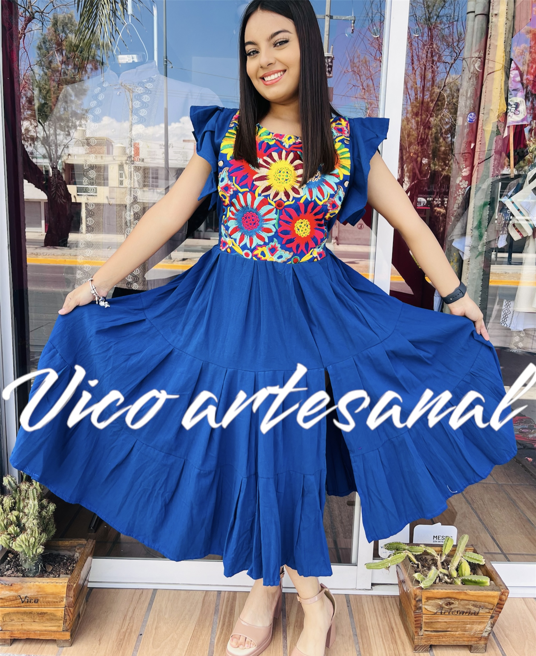 Vestido Pechera corto - Imagen 6