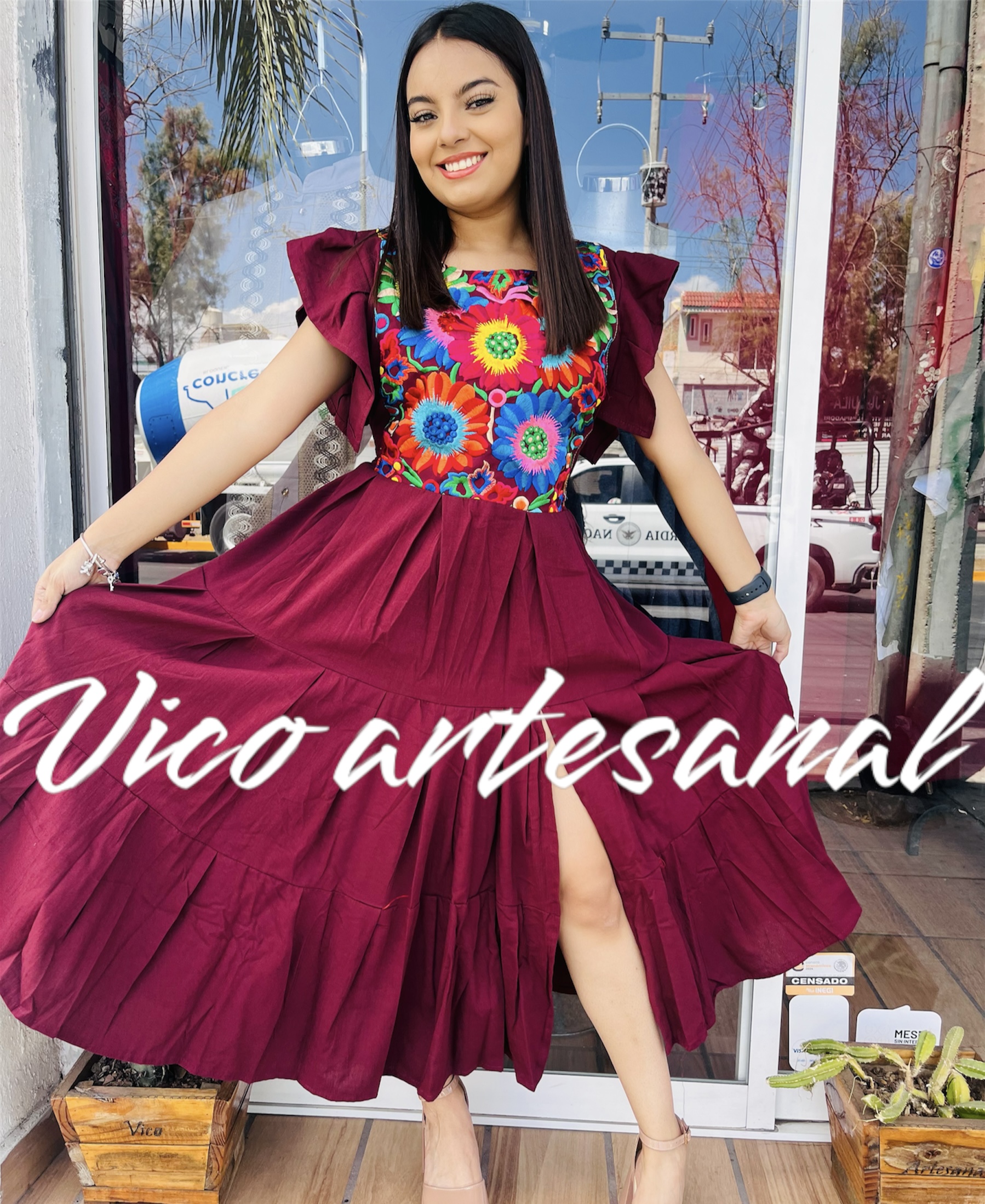 Vestido Pechera corto - Imagen 7