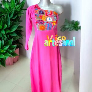 Vestido largo Unimanga larga