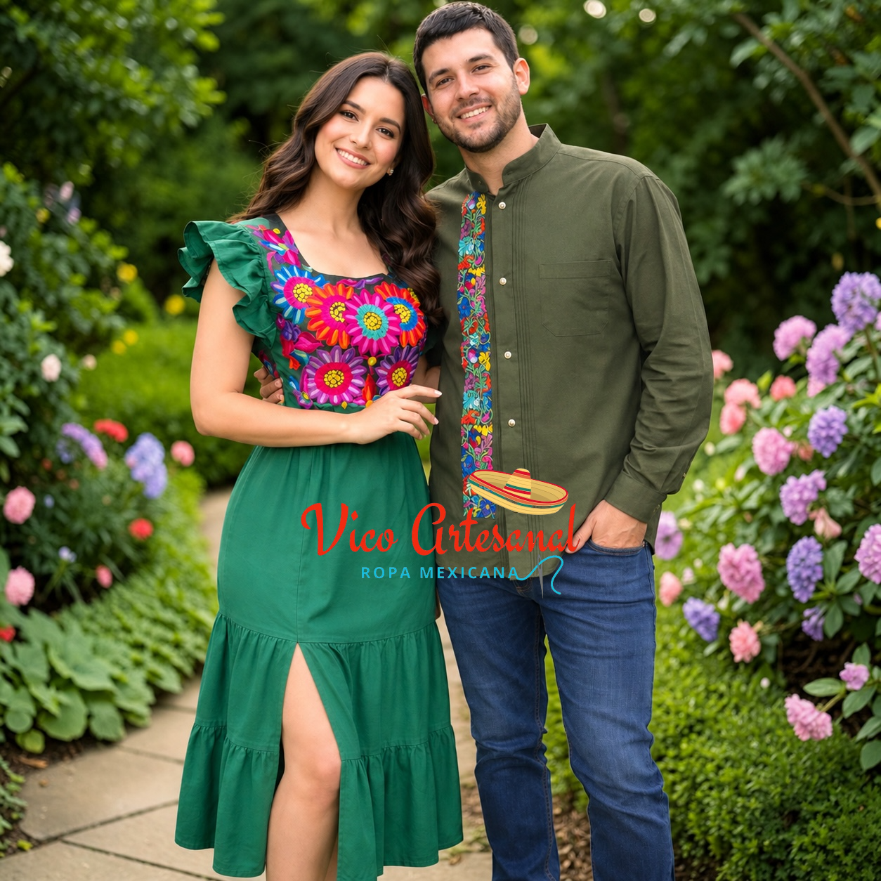 Camisa manga larga bordada - Imagen 5