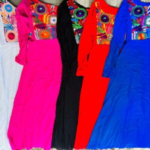 Vestido largo Unimanga larga